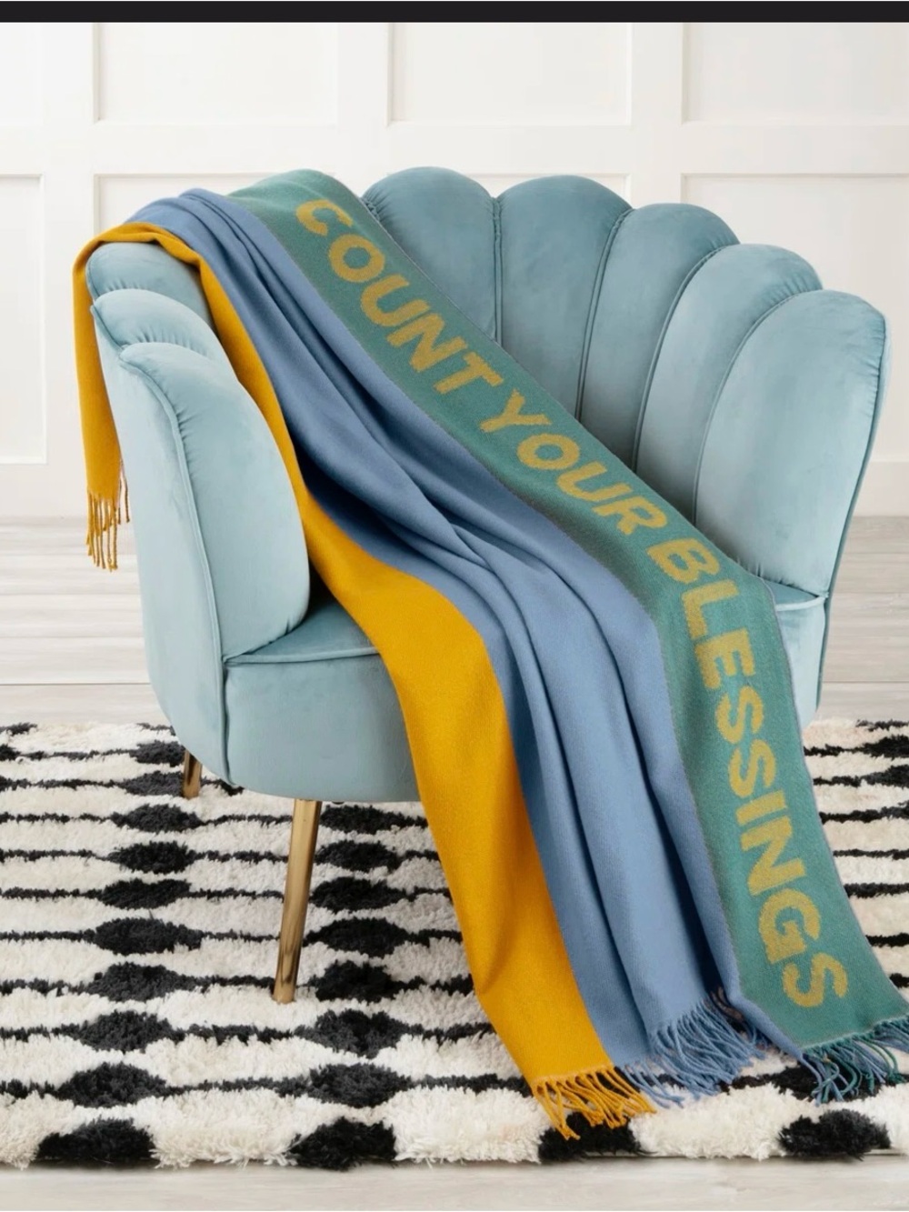 Novagratz Throw Blanket - Count Your Blessings 50”x60”